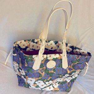 DOONEY & BOURKE bag with blue & white flowers